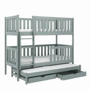 Lea Bunk Bed with Trundle and Storage