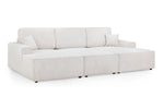 Leo Cinema Sofa Beige U Shape Corner - 277 x 170 x 170 CM 