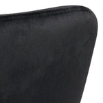 Lima Dining Chair with Armrest in Black Set of 2 