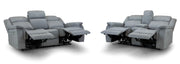 Linden Grey Fabric 3+2 Seater Recliner Sofa Set