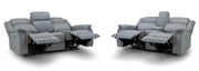 Linden Grey Fabric 3+2 Seater Recliner Sofa Set