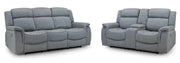 Linden Grey Fabric 3+2 Seater Recliner Sofa Set
