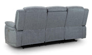 Linden Grey Fabric 3 Seater Recliner Sofa