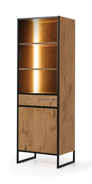 Loft Tall Display Cabinet 60cm with LED 