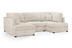 London Sofa - Boucle Beige U Shape Corner - 281 x 158 x 158 CM 