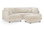 London Sofa - Boucle Beige U Shape Corner - 281 x 158 x 158 CM 