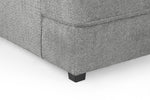 London Sofa - Boucle Grey U Shape Corner - 281 x 158 x 158 CM 