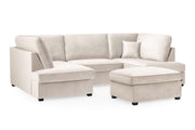London Sofa - Plush Beige U Shape Corner - 281 x 158 x 158 CM 