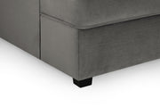 London Sofa - Plush Grey U Shape Corner - 281 x 158 x 158 CM 