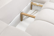 Luki Sofa Bed Beige Universal Corner - 230 CM x 140 CM 