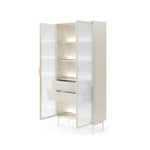 Lumi Tall Display Cabinet 92cm