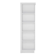 Lyon Bookcase (RH) in White and High Gloss 