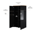 Modo Tall Display Cabinet 80cm