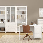 Madrid Bookcase in White 