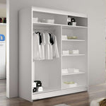 Maizie III 150cm Sliding Door Wardrobe Black 