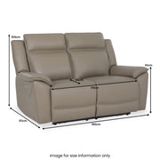 Majorca Electric Leather Recliner 2 Seater Sofa 