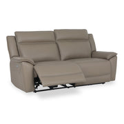 Majorca Electric Leather Recliner 3 Seater Sofa 
