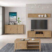 Malte Brun Coffee Table in Waterford Oak 