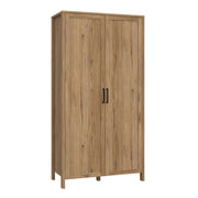 Malte Brun Hallway Wardrobe in Waterford Oak 