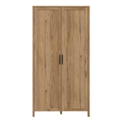 Malte Brun Hallway Wardrobe in Waterford Oak 