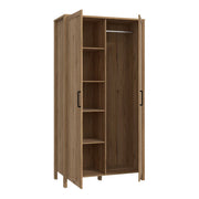 Malte Brun Hallway Wardrobe in Waterford Oak 