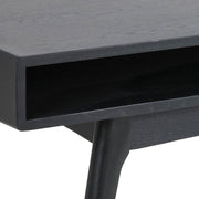 Marte Coffee Table with Open Shelf in Black 