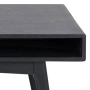 Marte Coffee Table with Open Shelf in Black 
