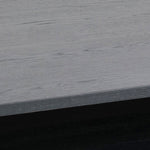 Marte Coffee Table with Open Shelf in Black 