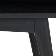 Marte Coffee Table with Open Shelf in Black 