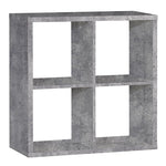 Mauro 2x2 Storage Unit in Concrete Grey 