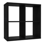 Mauro 2x2 Storage Unit in Matt Black 