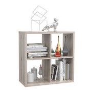 Mauro 2x2 Storage Unit in Sand Oak 