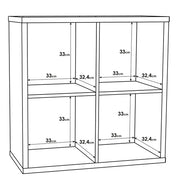 Mauro 2x2 Storage Unit in Sand Oak 