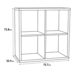 Mauro 2x2 Storage Unit in Sonoma Oak 