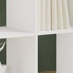 Mauro 2x2 Storage Unit in White High Gloss/White 