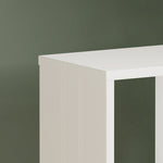 Mauro 2x2 Storage Unit in White High Gloss/White 