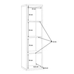 Mauro 3 Shelves Storage Unit in Artisan Oak 