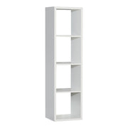 Mauro 3 Shelves Storage Unit in Matt White 