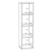 Mauro 3 Shelves Storage Unit in Matt White 