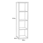 Mauro 3 Shelves Storage Unit in Sand Oak 