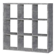 Mauro 3x3 Storage Unit in Concrete Grey 