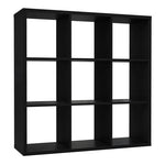 Mauro 3x3 Storage Unit in Matt Black 