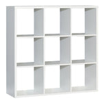 Mauro 3x3 Storage Unit in Matt White 