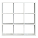 Mauro 3x3 Storage Unit in Matt White 