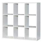 Mauro 3x3 Storage Unit in Matt White 