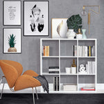 Mauro 3x3 Storage Unit in Matt White 