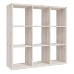 Mauro 3x3 Storage Unit in Sand Oak 