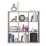 Mauro 3x3 Storage Unit in Sand Oak 