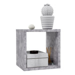 Mauro Singular Storage Unit in Concrete Grey 