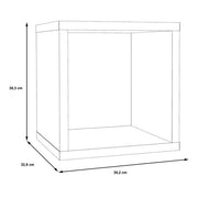 Mauro Singular Storage Unit in Concrete Grey 